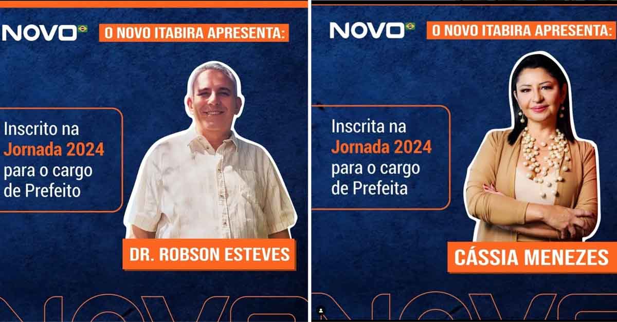 Partido Novo Tem Duas Pr Candidaturas Prefeitura De Itabira